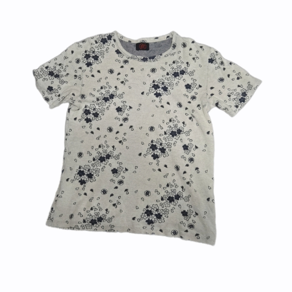 Made in Kyoto Sakura Print Top – Medium